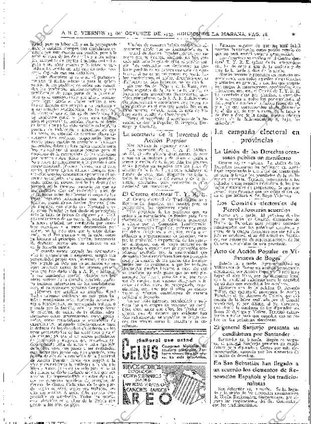 ABC MADRID 13-10-1933 página 18