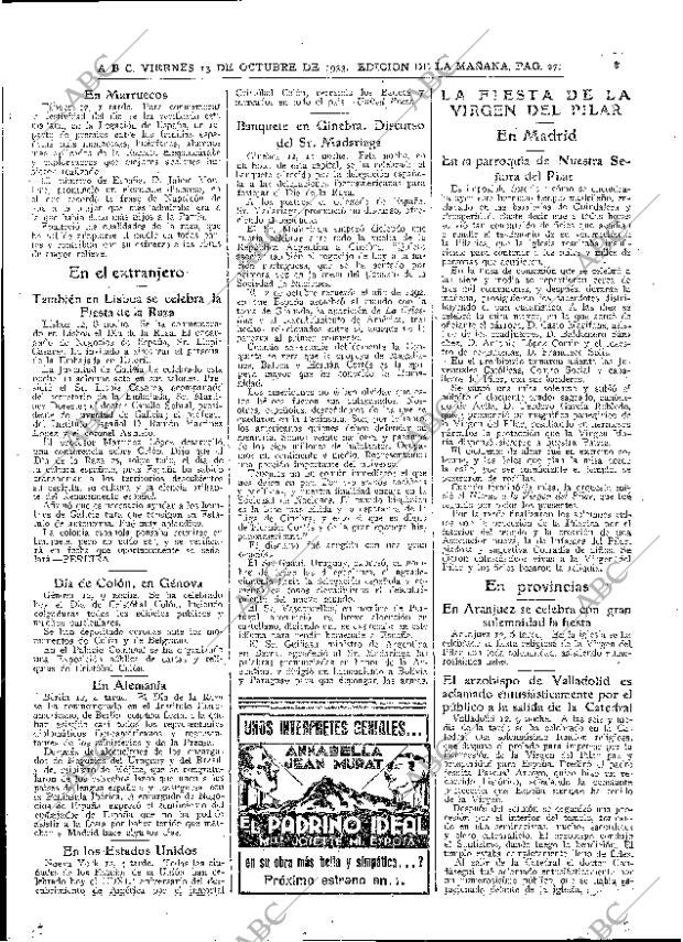 ABC MADRID 13-10-1933 página 27