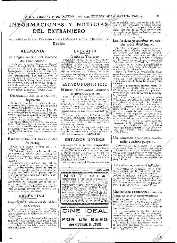 ABC MADRID 13-10-1933 página 29