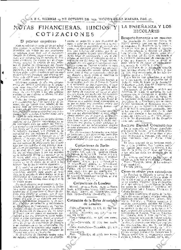 ABC MADRID 13-10-1933 página 35