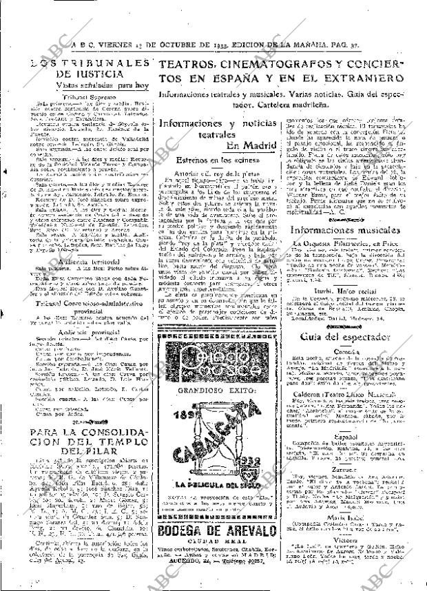 ABC MADRID 13-10-1933 página 37