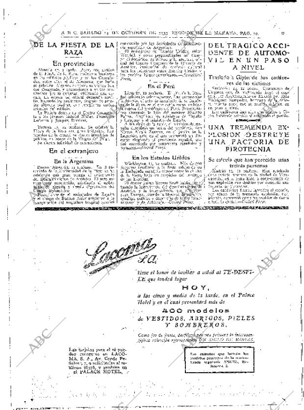 ABC MADRID 14-10-1933 página 20