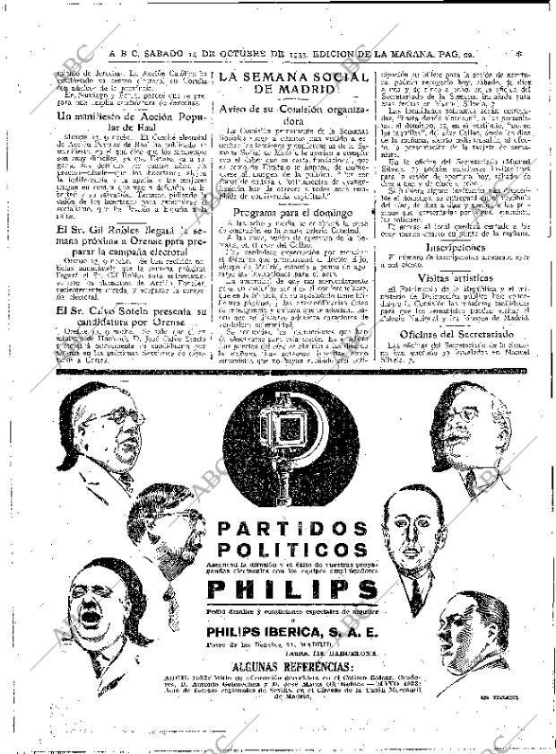 ABC MADRID 14-10-1933 página 22