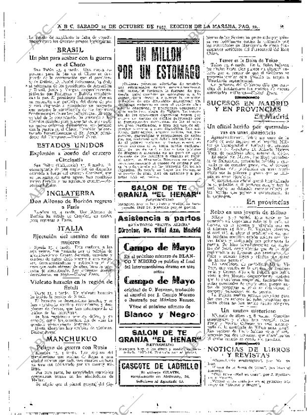 ABC MADRID 14-10-1933 página 32