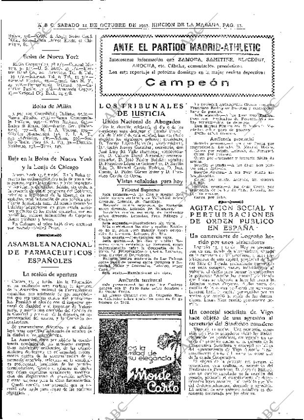 ABC MADRID 14-10-1933 página 37