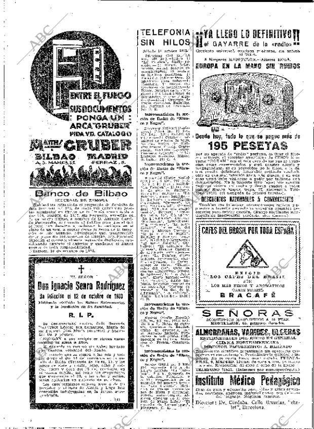 ABC MADRID 14-10-1933 página 42