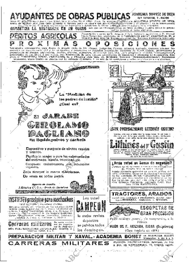 ABC MADRID 14-10-1933 página 47