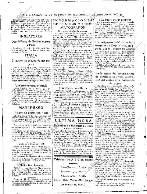 ABC SEVILLA 14-10-1933 página 32