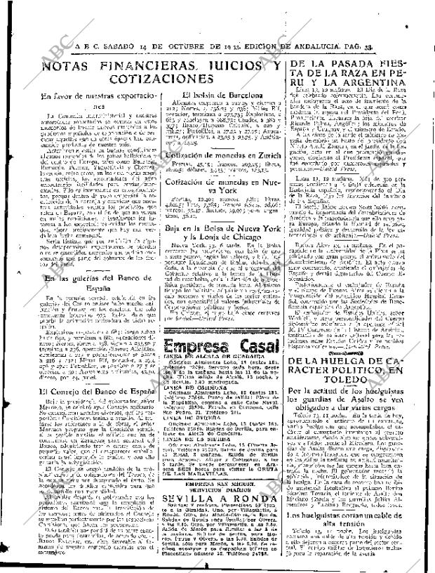 ABC SEVILLA 14-10-1933 página 33