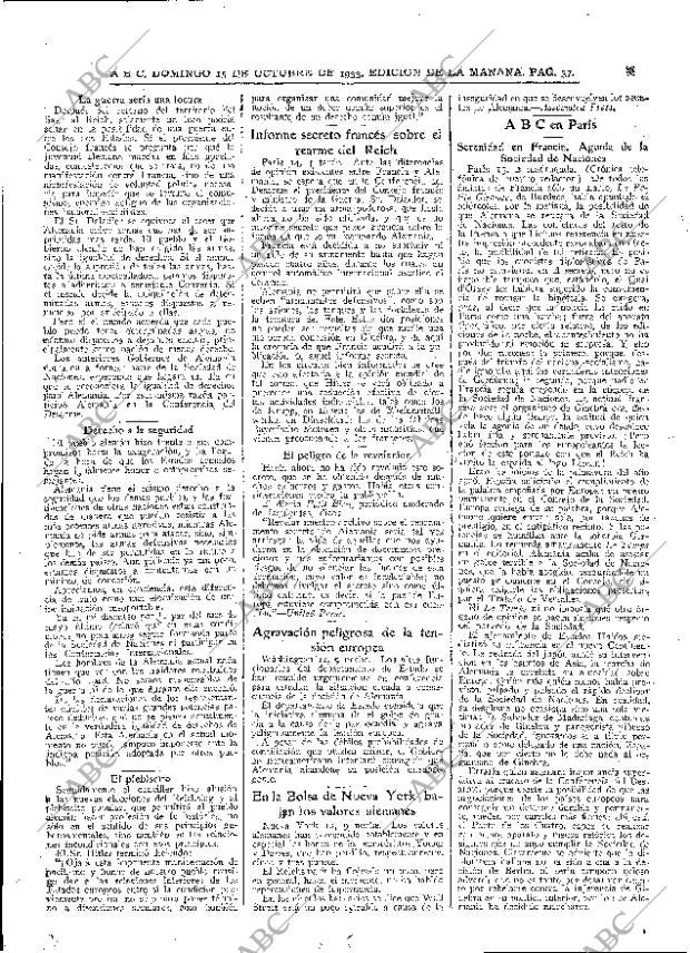 ABC MADRID 15-10-1933 página 37