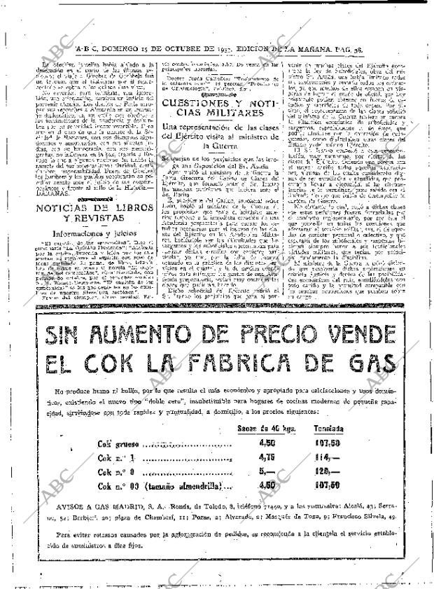 ABC MADRID 15-10-1933 página 38