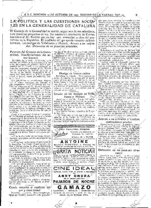 ABC MADRID 15-10-1933 página 39