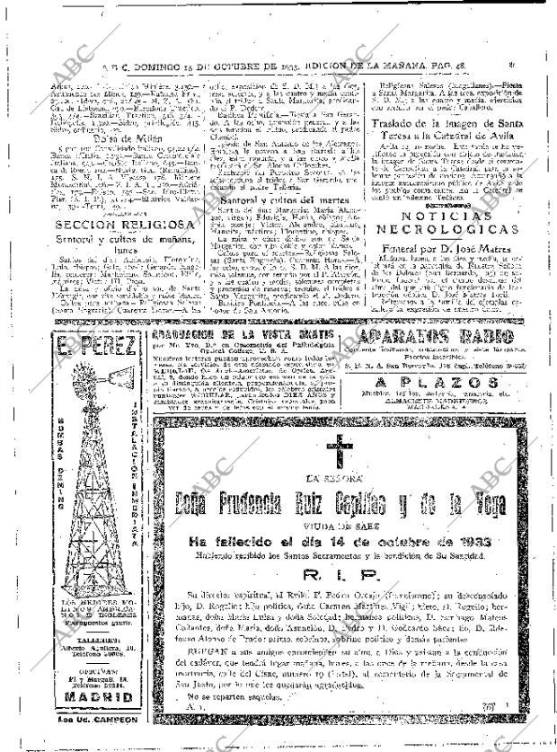ABC MADRID 15-10-1933 página 48
