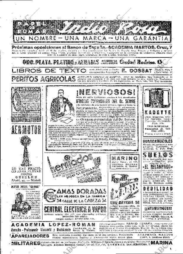 ABC MADRID 15-10-1933 página 57