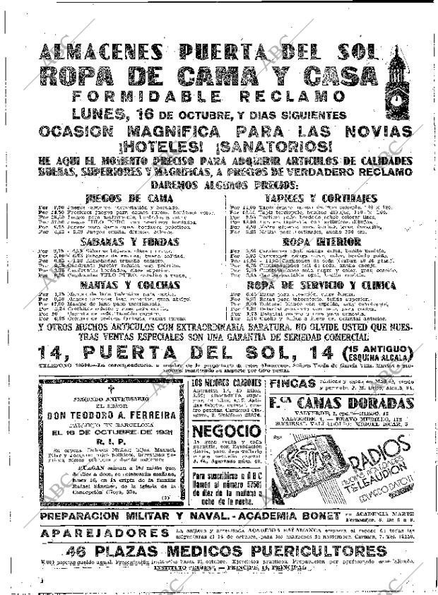 ABC MADRID 15-10-1933 página 58