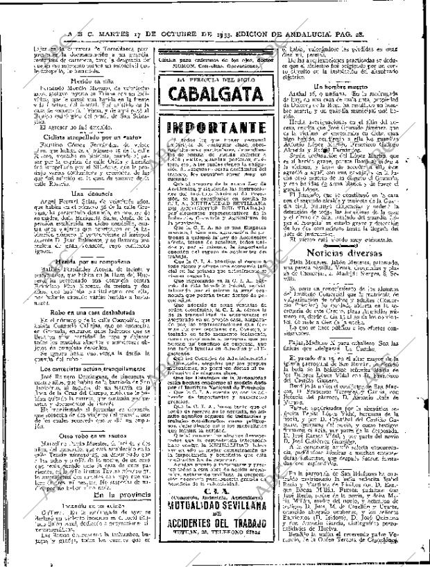 ABC SEVILLA 17-10-1933 página 28