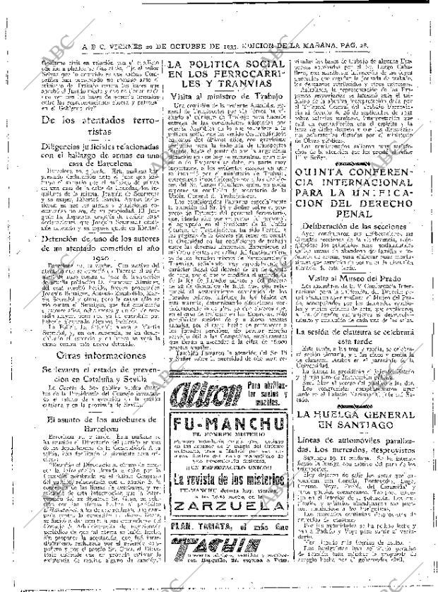 ABC MADRID 20-10-1933 página 28