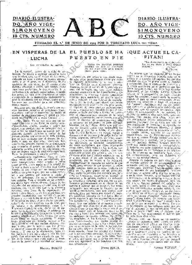 ABC MADRID 20-10-1933 página 3