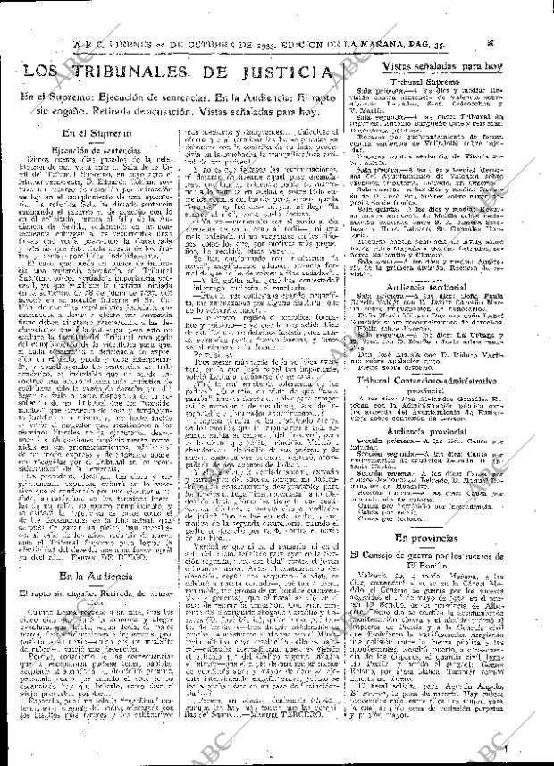 ABC MADRID 20-10-1933 página 35