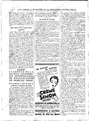 ABC MADRID 21-10-1933 página 28