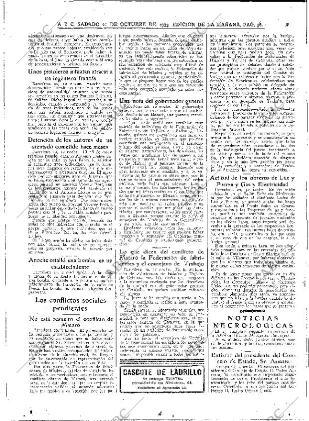 ABC MADRID 21-10-1933 página 36