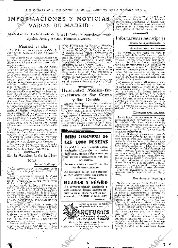 ABC MADRID 21-10-1933 página 37