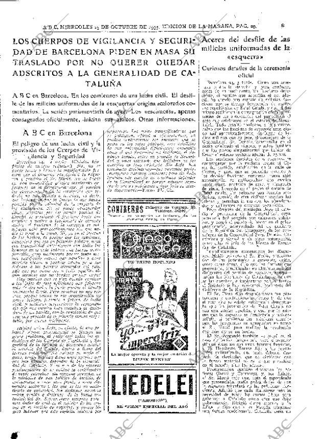 ABC MADRID 25-10-1933 página 29