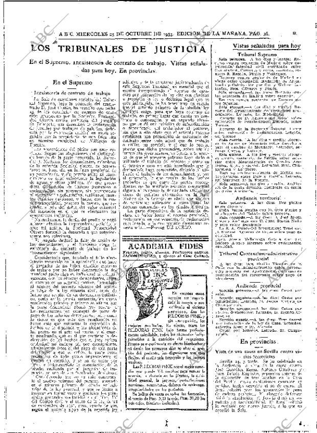 ABC MADRID 25-10-1933 página 36