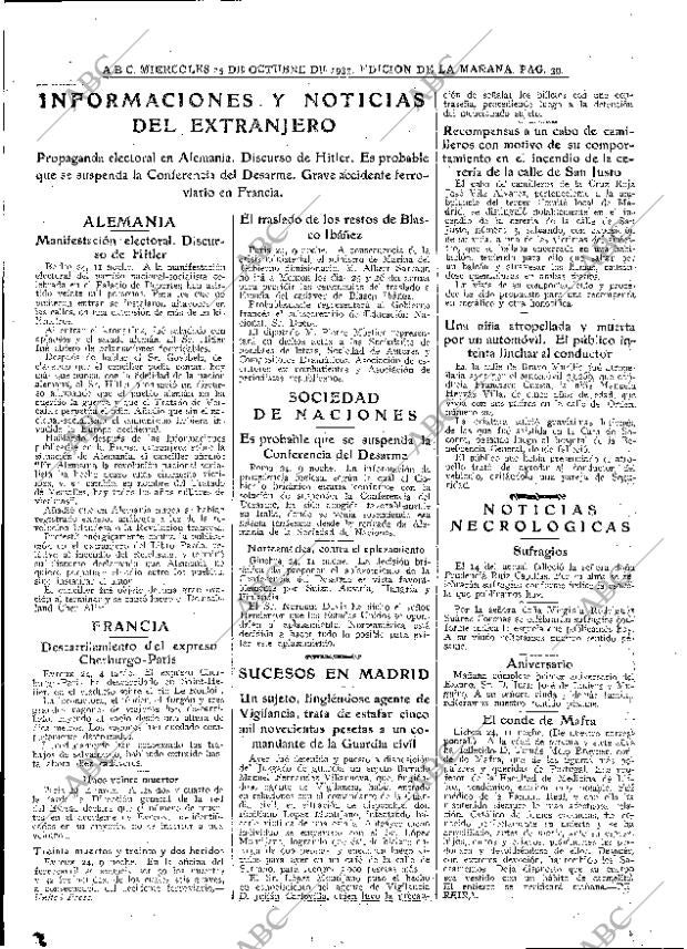 ABC MADRID 25-10-1933 página 39