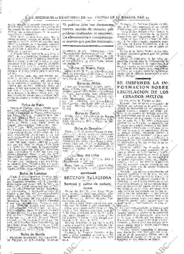 ABC MADRID 25-10-1933 página 43