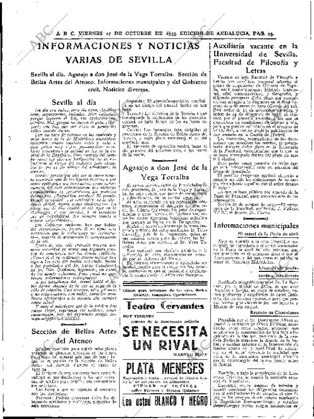 ABC SEVILLA 27-10-1933 página 25