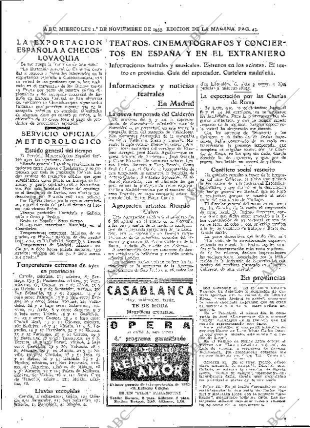 ABC MADRID 01-11-1933 página 43