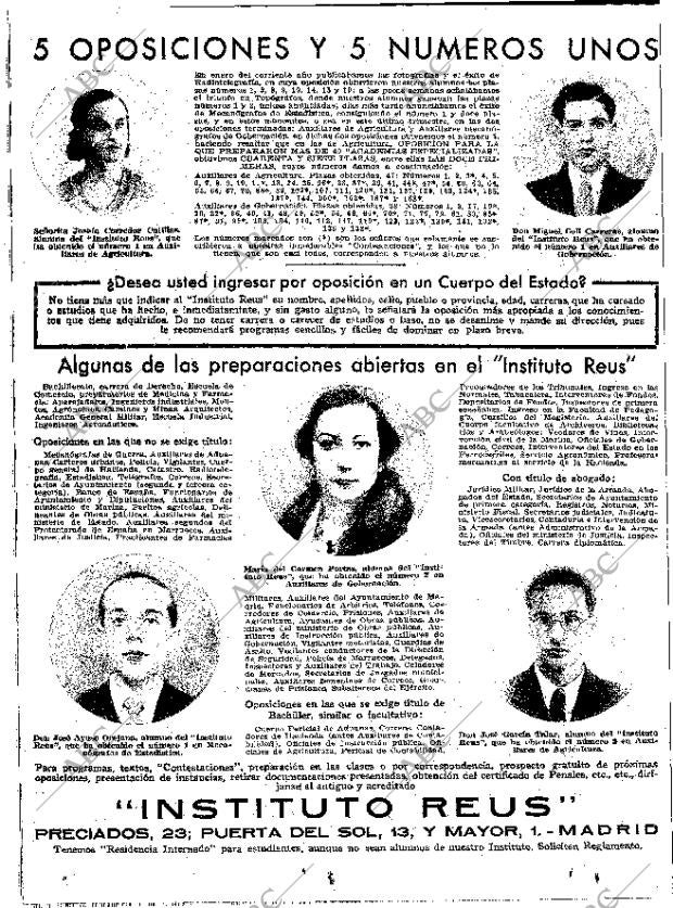 ABC MADRID 01-11-1933 página 8