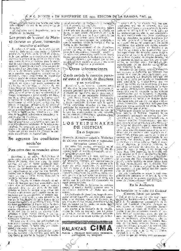 ABC MADRID 02-11-1933 página 33