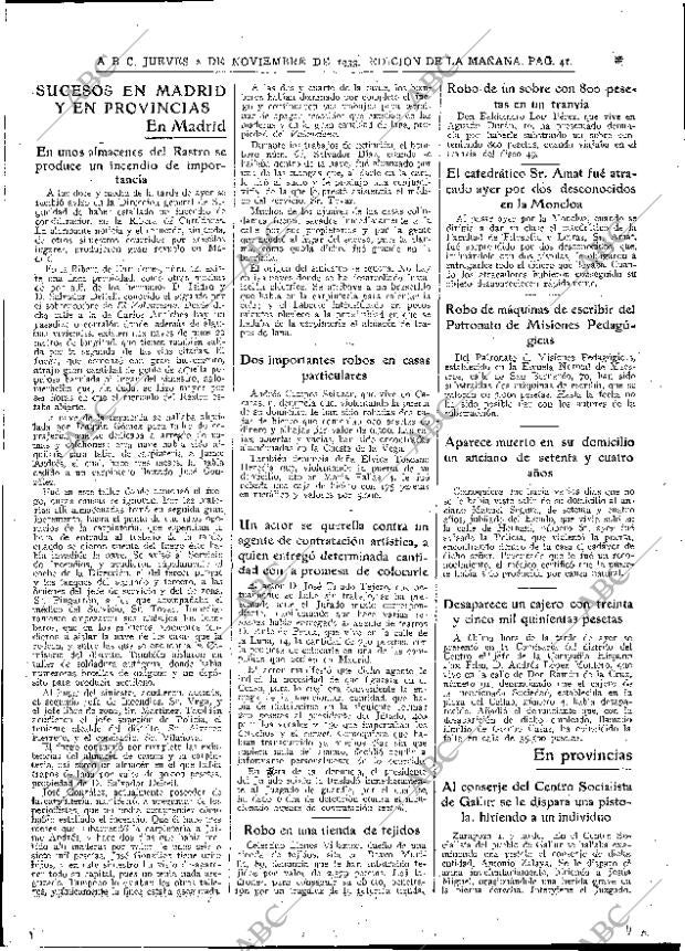 ABC MADRID 02-11-1933 página 41