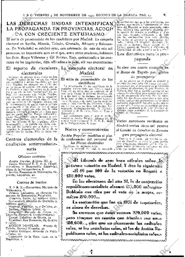 ABC MADRID 03-11-1933 página 17