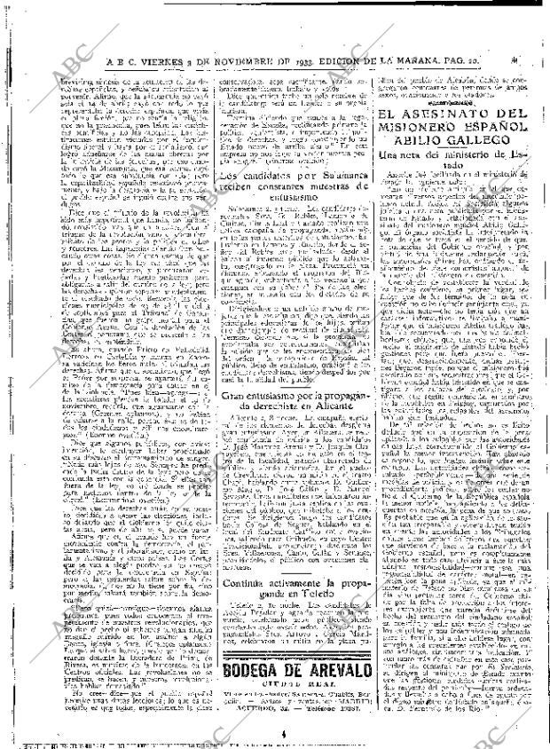 ABC MADRID 03-11-1933 página 20