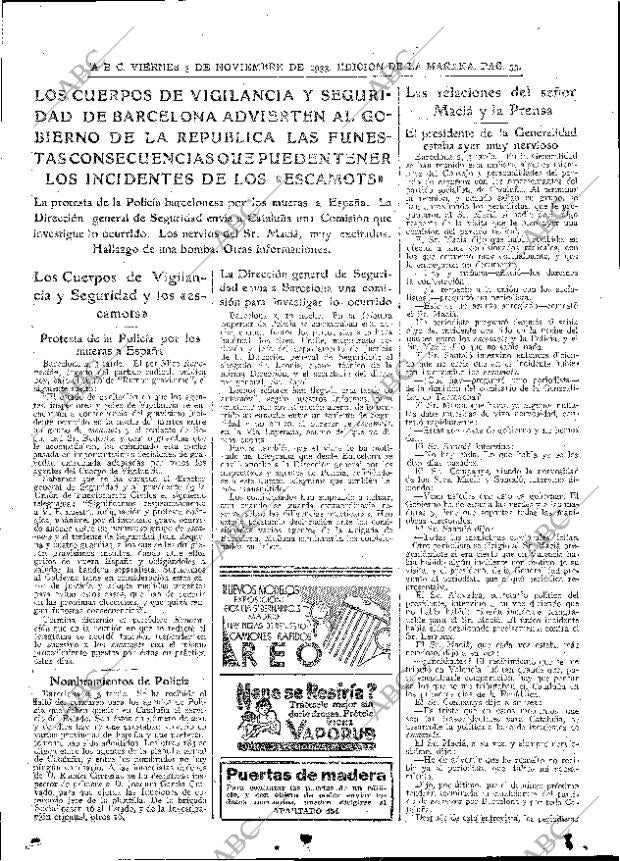 ABC MADRID 03-11-1933 página 33