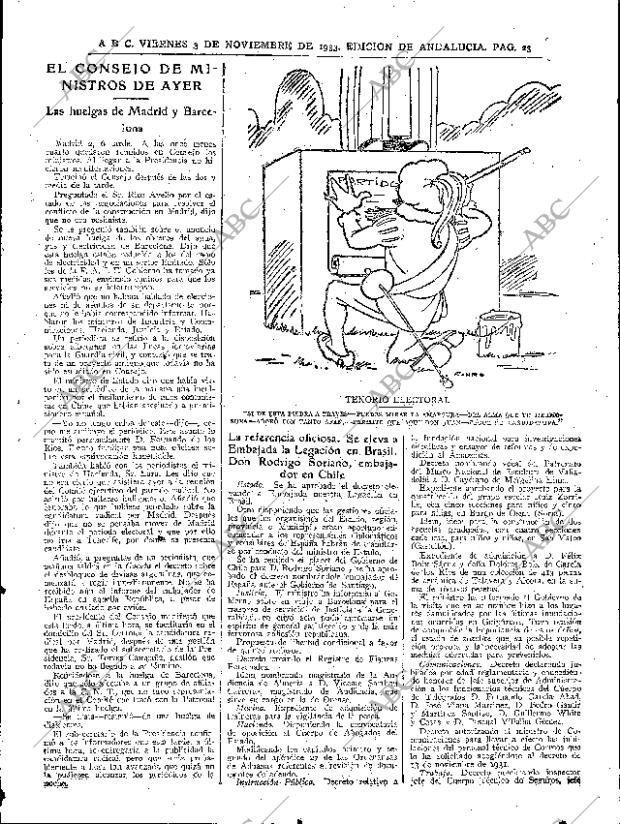 ABC SEVILLA 03-11-1933 página 23