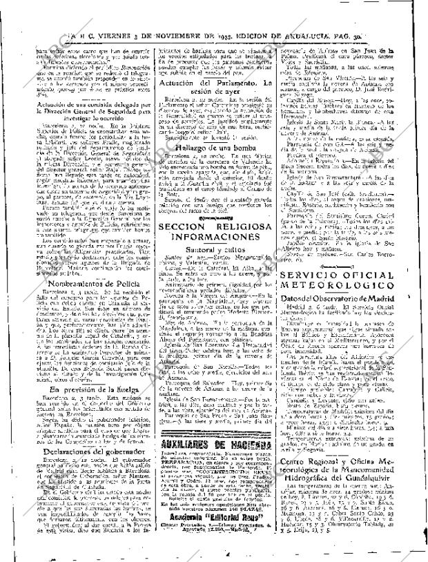ABC SEVILLA 03-11-1933 página 30