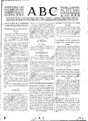 ABC MADRID 04-11-1933 página 15