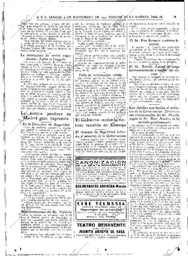 ABC MADRID 04-11-1933 página 18
