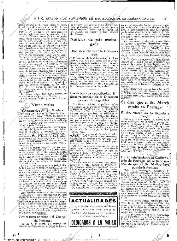 ABC MADRID 04-11-1933 página 20