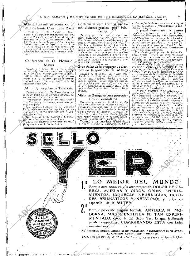 ABC MADRID 04-11-1933 página 22