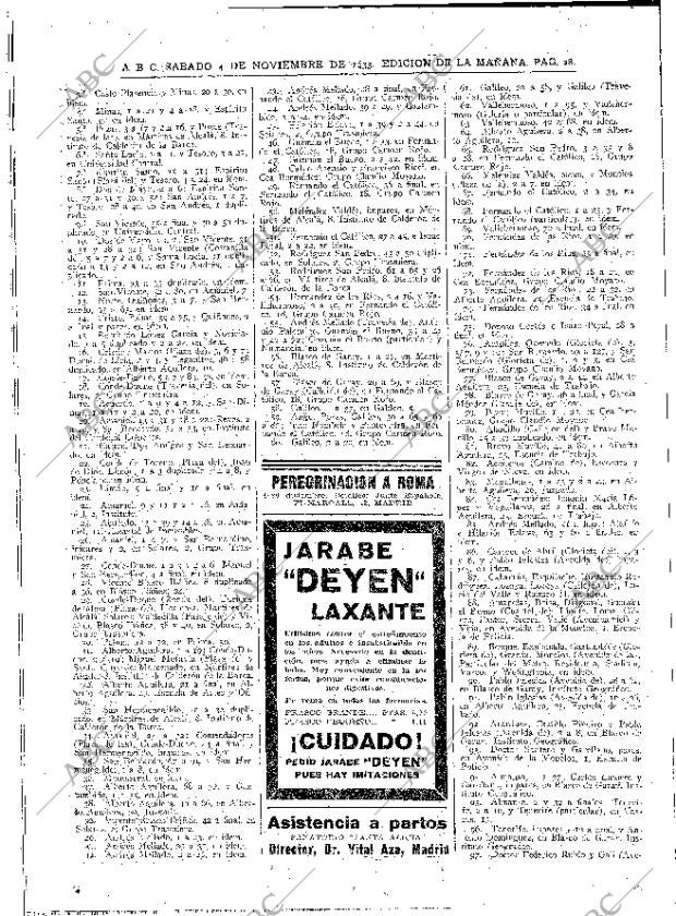 ABC MADRID 04-11-1933 página 28
