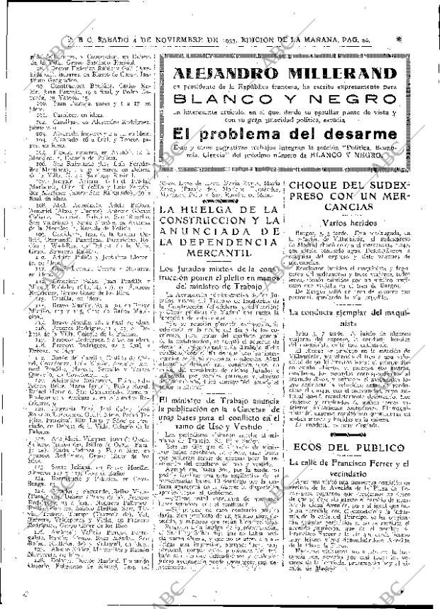 ABC MADRID 04-11-1933 página 29