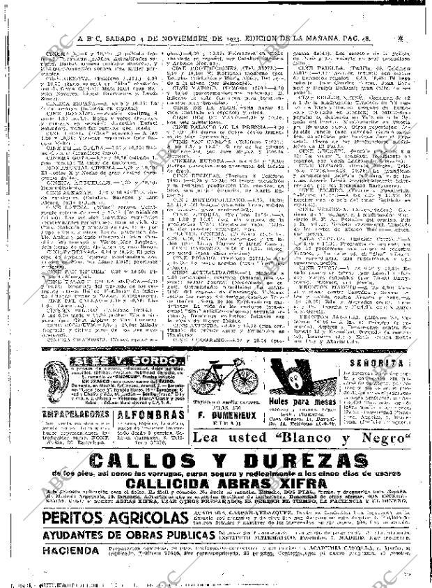 ABC MADRID 04-11-1933 página 48