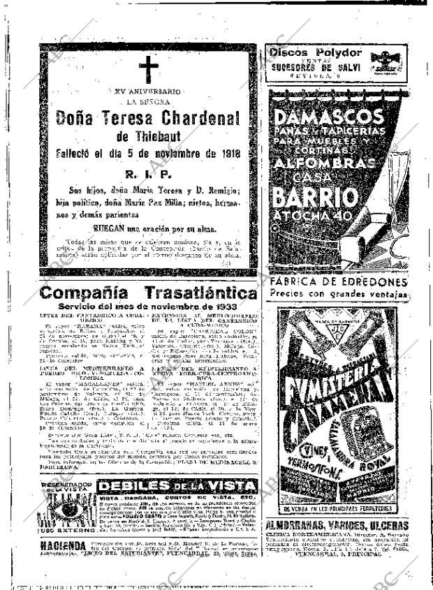 ABC MADRID 04-11-1933 página 54