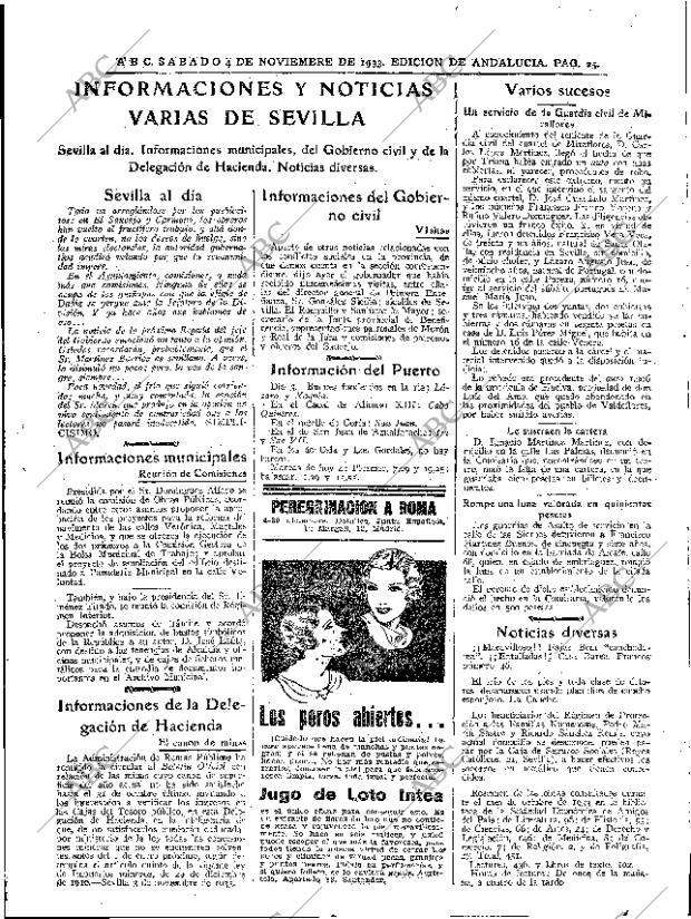 ABC SEVILLA 04-11-1933 página 25