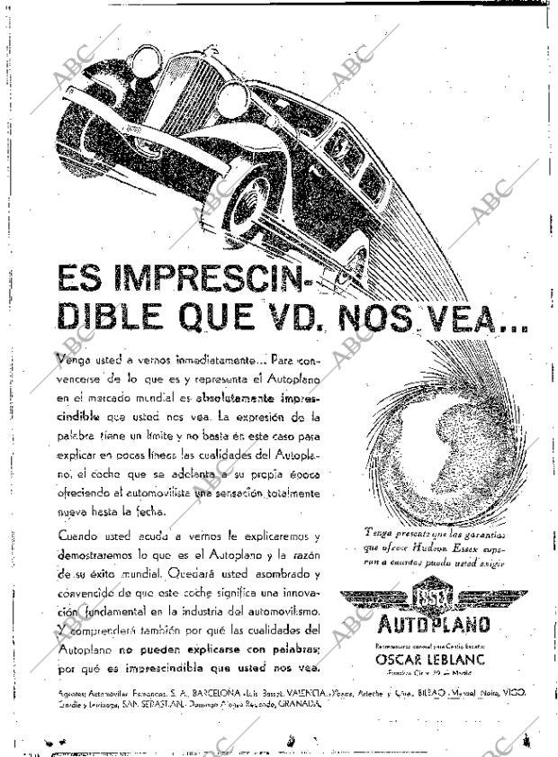 ABC MADRID 10-11-1933 página 16